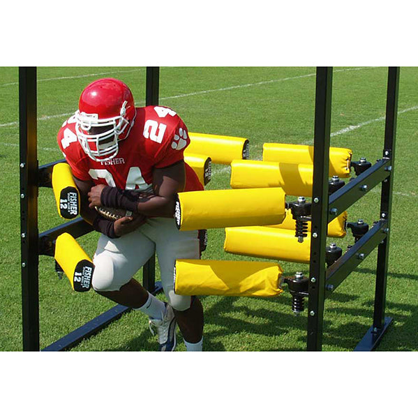 Fisher Football 12 Arm Power Blaster Machine In Training