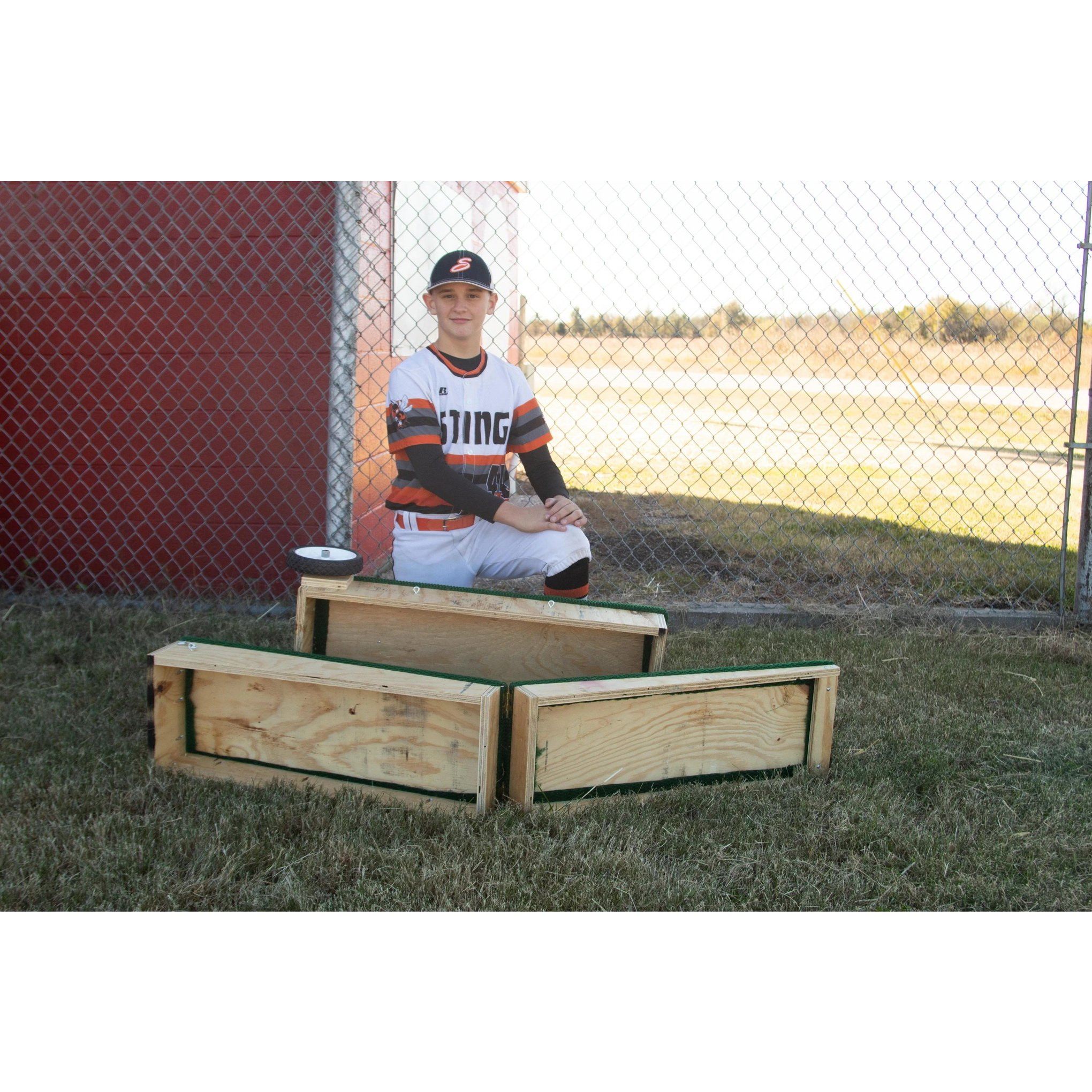 8" Tall Step Straight Portable Pitching Mound