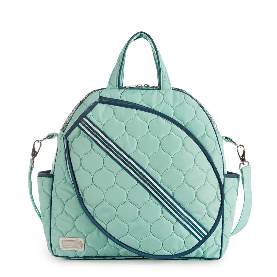 Cinda B Tennis Tote Purely Peacock