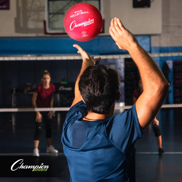 champion sports rubber volleyball set 4