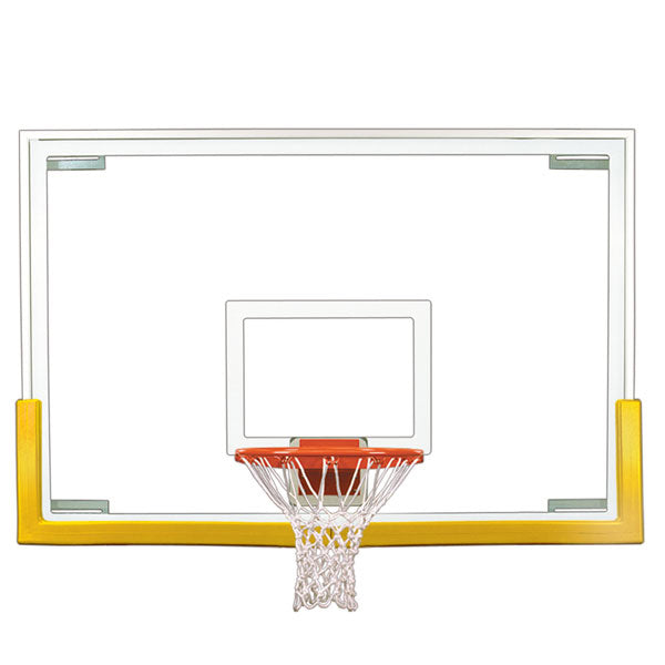 GoSports Wall Mounted Basketball Hoop – Indoor & Outdoor Hoop with